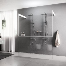 KUADRA HF FRAME Befestigungssystem 2x Wand mit Ablage