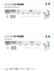 KUADRA HF FRAME Befestigungssystem 2x Wand mit Ablage
