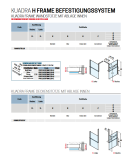 FRAME Befestigungssystem Deckenstütze