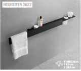 Ablage mit Front, Handtuchhalter Becherhalter und Seifenspender