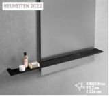 Asymetrische Ablage für Spiegel