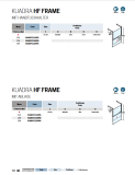KUADRA HF FRAME Befestigungssystem 2x Wand mit Ablage